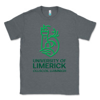 Charcoal Heather ul  university of limerick Classic Tee - linhVisuals