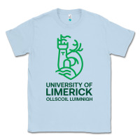 Dusty Blue ul  university of limerick Classic Tee - linhVisuals