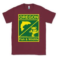 Burgundy oregon fish & wildlife deadheads unite! Classic Tee - linhVisuals