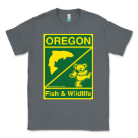 Charcoal Heather oregon fish & wildlife deadheads unite! Classic Tee - linhVisuals