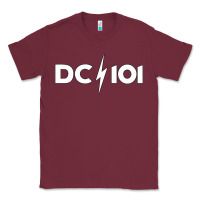 Burgundy DC 101 Classic Tee - linhVisuals