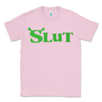 Bubblegum Pink SHREK SLUT GREEN SHIRT Classic Tee - linhVisuals