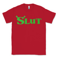 Red SHREK SLUT GREEN SHIRT Classic Tee - linhVisuals
