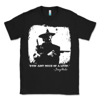 Black josey wales player film Classic Tee - linhVisuals