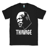 Black THAVAGE Classic Tee - linhVisuals