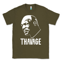 Army Green THAVAGE Classic Tee - linhVisuals