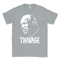 Heather Grey THAVAGE Classic Tee - linhVisuals