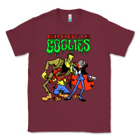 Burgundy groovie ghoulies Classic Tee - linhVisuals