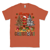 Copper merry christmas with western trees bbs Classic Tee - BundleAndBundleShop
