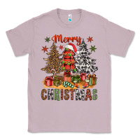 Lilac merry christmas with western trees bbs Classic Tee - BundleAndBundleShop