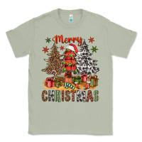 Matcha merry christmas with western trees bbs Classic Tee - BundleAndBundleShop
