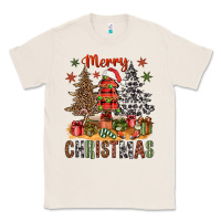 Natural merry christmas with western trees bbs Classic Tee - BundleAndBundleShop