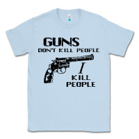 Dusty Blue guns dont kill people i kill people 1996 Classic Tee - linhVisuals