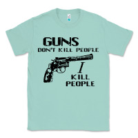 Seafoam guns dont kill people i kill people 1996 Classic Tee - linhVisuals