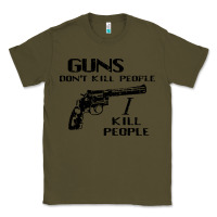 Army Green guns dont kill people i kill people 1996 Classic Tee - linhVisuals