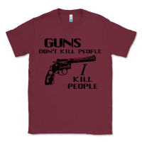 Burgundy guns dont kill people i kill people 1996 Classic Tee - linhVisuals