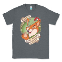 Charcoal Heather chin up   robin hood Classic Tee - linhVisuals