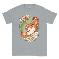 Heather Grey chin up   robin hood Classic Tee - linhVisuals