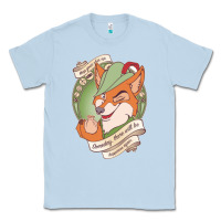 Dusty Blue chin up   robin hood Classic Tee - linhVisuals