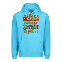 Ocean Blue nacho average speech therapist Premium Hoodie - AdoDesignShop