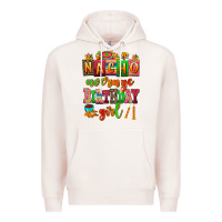 Pale Pink nacho average speech therapist Premium Hoodie - AdoDesignShop
