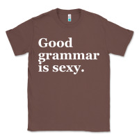 Chestnut good grammar is sexy Classic Tee - linhVisuals