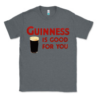 Charcoal Heather guiness is good for you (and me) hq fnny Classic Tee - linhVisuals