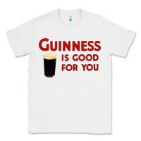 White guiness is good for you (and me) hq fnny Classic Tee - linhVisuals
