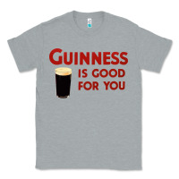 Heather Grey guiness is good for you (and me) hq fnny Classic Tee - linhVisuals