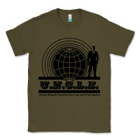 Army Green the man from u.n.c.l.e. Classic Tee - linhVisuals