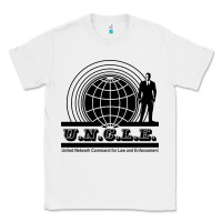 White the man from u.n.c.l.e. Classic Tee - linhVisuals