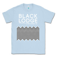 Dusty Blue twin peaks inspired japanese black lodge Classic Tee - linhVisuals