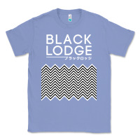 Colony Blue twin peaks inspired japanese black lodge Classic Tee - linhVisuals