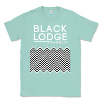 Seafoam twin peaks inspired japanese black lodge Classic Tee - linhVisuals