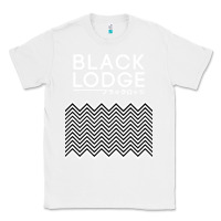 White twin peaks inspired japanese black lodge Classic Tee - linhVisuals