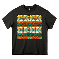 Asphalt native american aztec seamless pattern 1 Heavy Core Tee - BundleAndBundleShop