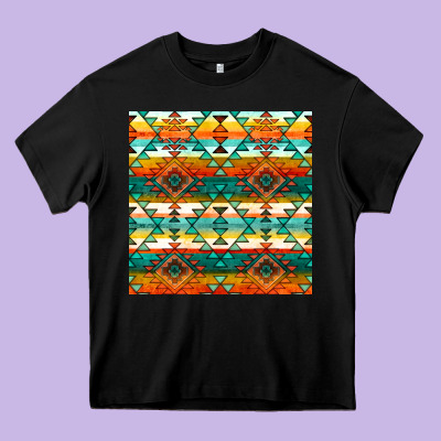 Native American Aztec Seamless Pattern 1 Heavy Core Tee Designed By Bundleandbundleshop