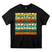 Black native american aztec seamless pattern 1 Heavy Core Tee - BundleAndBundleShop
