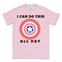 Bubblegum Pink i can do this all day graphic mens & womens t shirt Classic Tee - linhVisuals