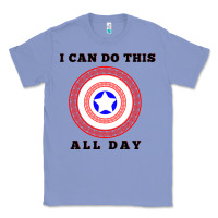 Colony Blue i can do this all day graphic mens & womens t shirt Classic Tee - linhVisuals