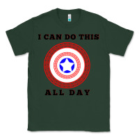 Sports Green i can do this all day graphic mens & womens t shirt Classic Tee - linhVisuals