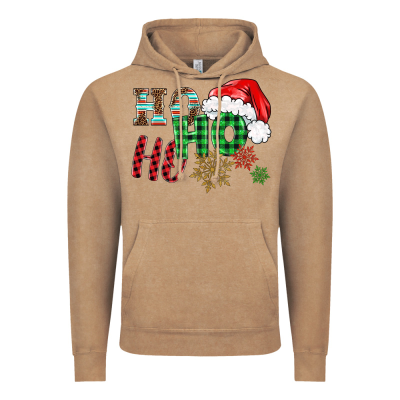 Ho Ho Ho Christmas Vintage Hoodie by BarkalooDesign | Teevron