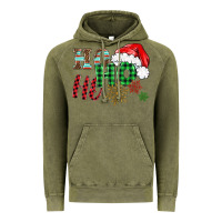 Vintage Olive ho ho ho christmas Vintage Hoodie - BarkalooDesign