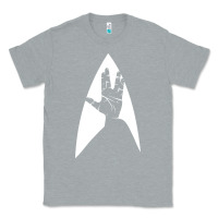 Heather Grey live long and prosper Classic Tee - linhVisuals