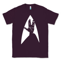Plum live long and prosper Classic Tee - linhVisuals