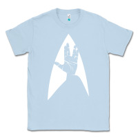 Dusty Blue live long and prosper Classic Tee - linhVisuals