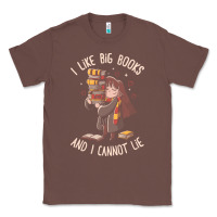 Chestnut i like big books Classic Tee - linhVisuals
