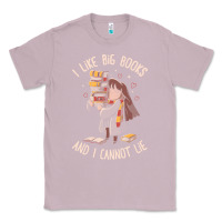 Lilac i like big books Classic Tee - linhVisuals