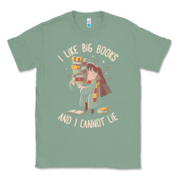 Sage i like big books Classic Tee - linhVisuals