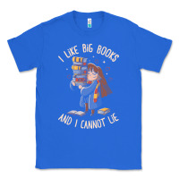 True Royal i like big books Classic Tee - linhVisuals
